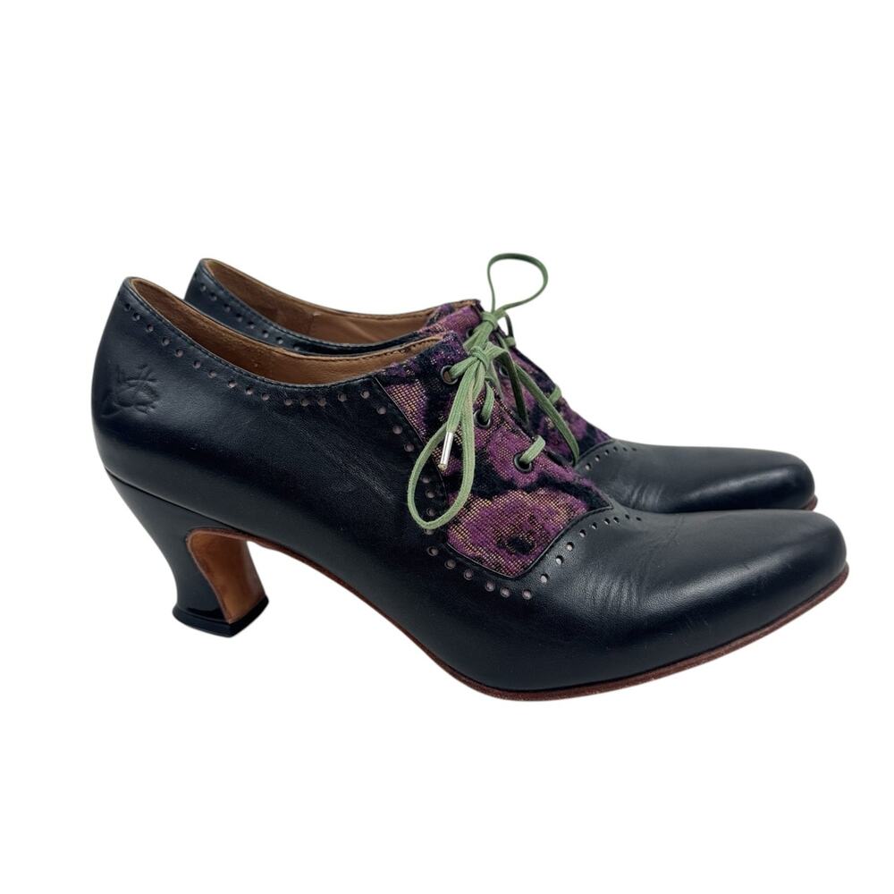 John Fluevog Wonders Timbuktu Lace-Up Heels